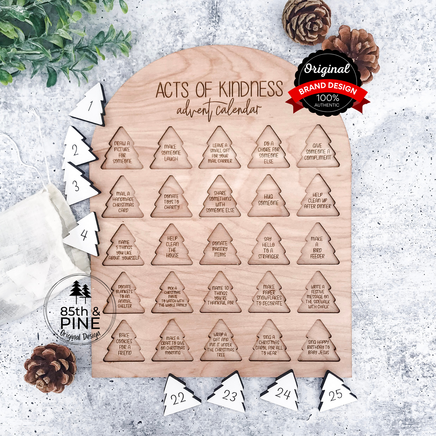 Acts of Kindness Advent Calendar - Kids Activity Calendar - Kids Advent Calendar - Christmas Activities for Kids