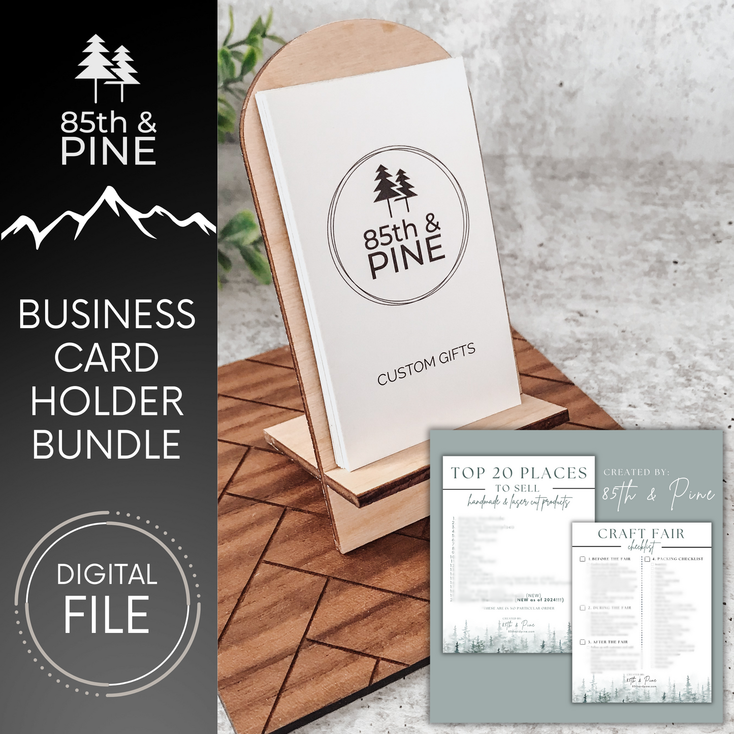 SVG Business Card Holder Bundle