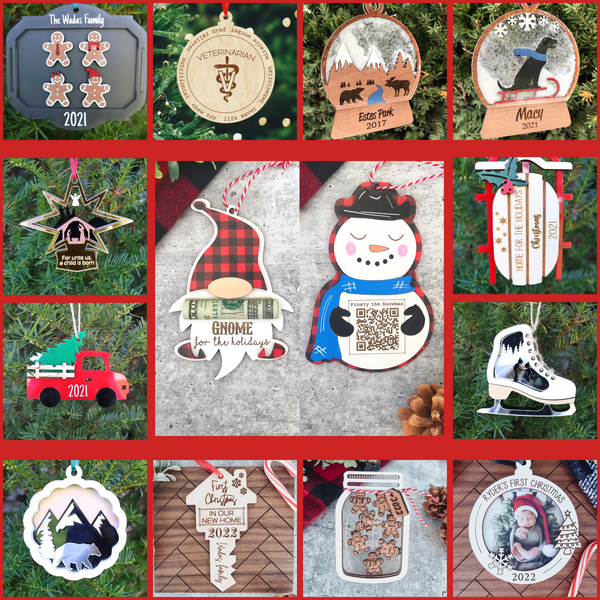 Christmas Ornament Bundle - 52 Digital Files