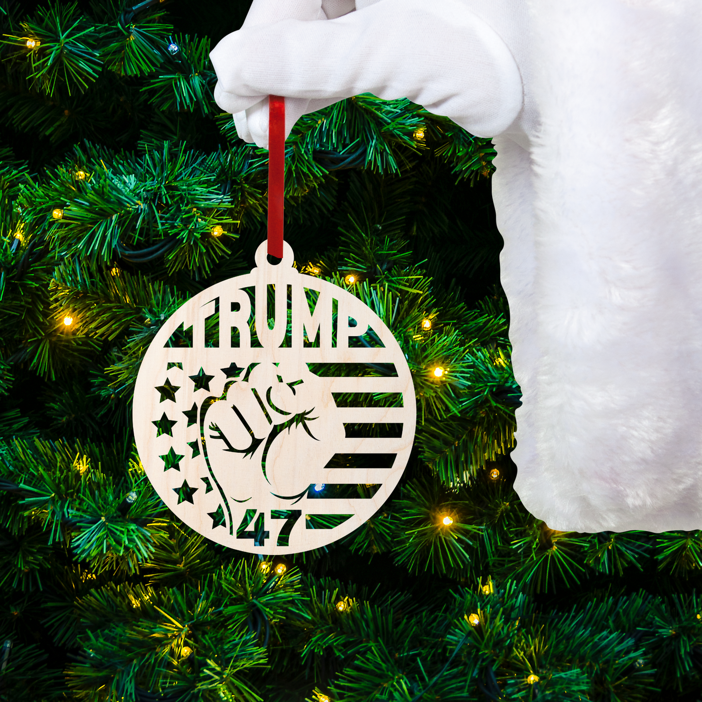 2024 Trump Christmas Ornament