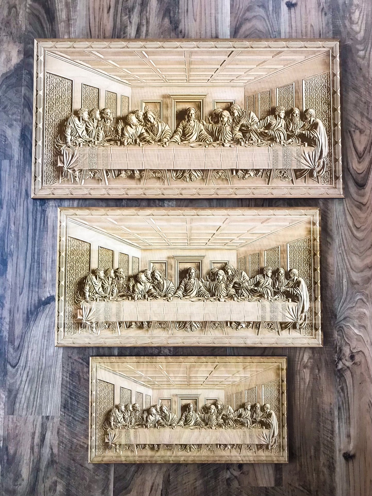 The Last Supper (3D Illusion Engraving)